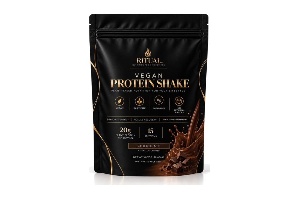Pure Nourish rich chocolate vegan protein